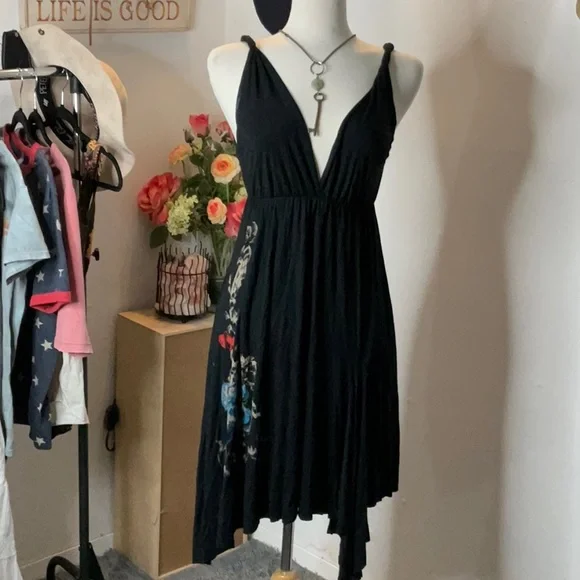 Twisted strap asymmetrical dress L - Picture 1 of 8